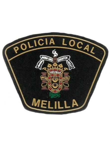 Policía local Melilla parche insignia emblema distintivo