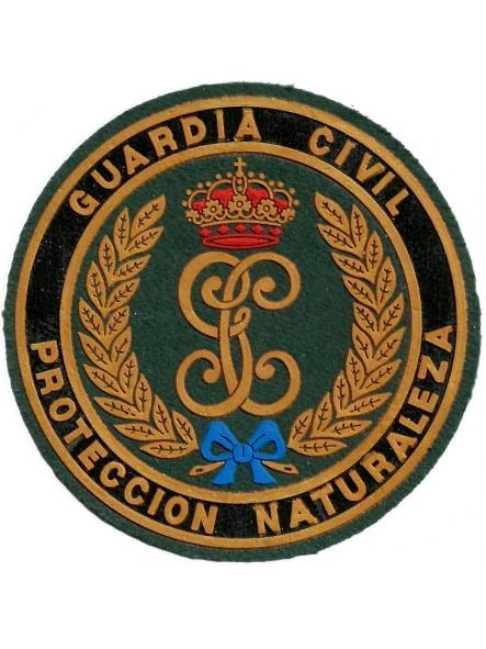 Guardia Civil SEPRONA Servicio de Protección a la Naturaleza lazo azul parche insignia emblema distintivo