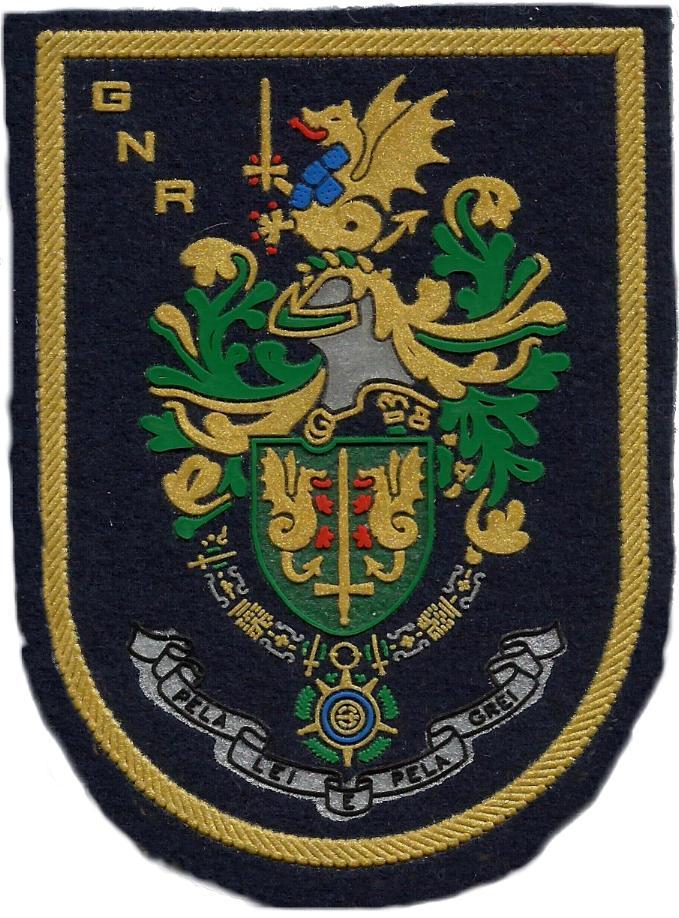 Guarda Nacional Republicana de Portugal GNR Comando General pela lei e pela grei parche insignia emblema patch ecusson