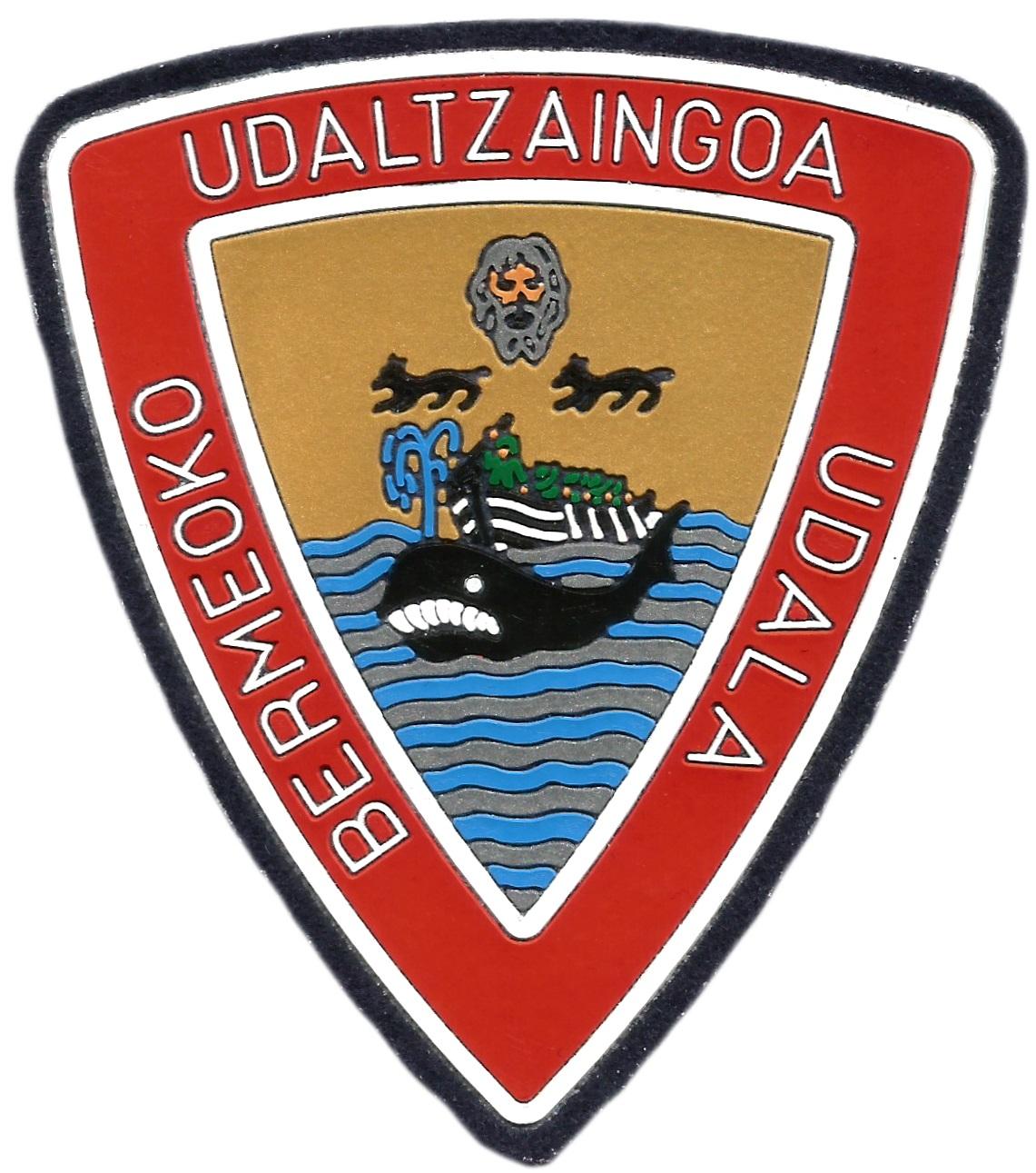 Policía Municipal Udaltzaingoa Bermeo parche insignia emblema distintivo