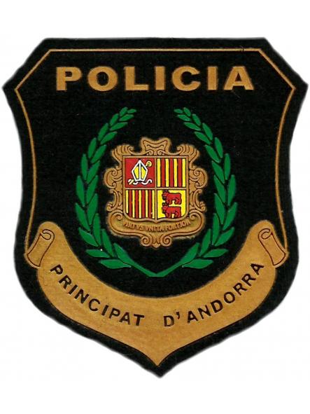 Policía Principat Principado de Andorra parche insignia emblema distintivo