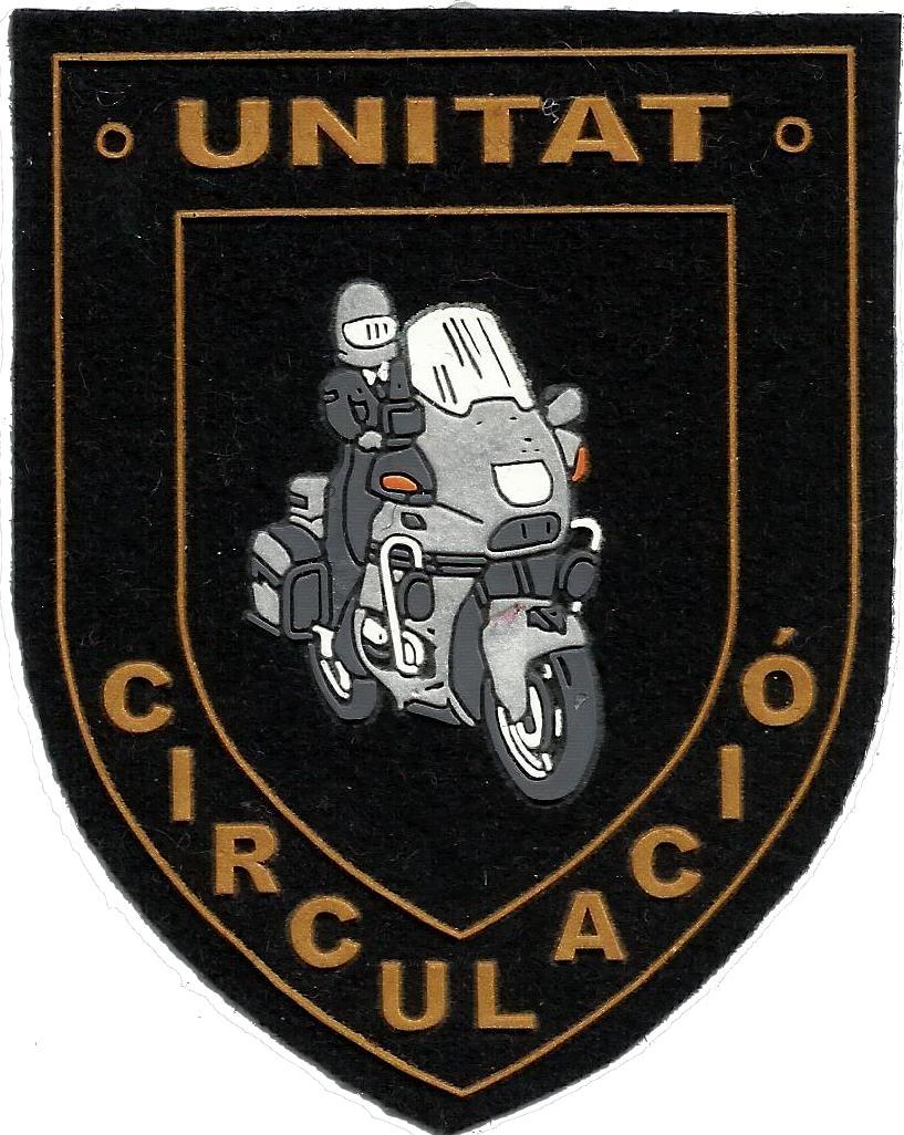 Policía Principado de Andorra Unidad de Circulación parche insignia emblema distintivo