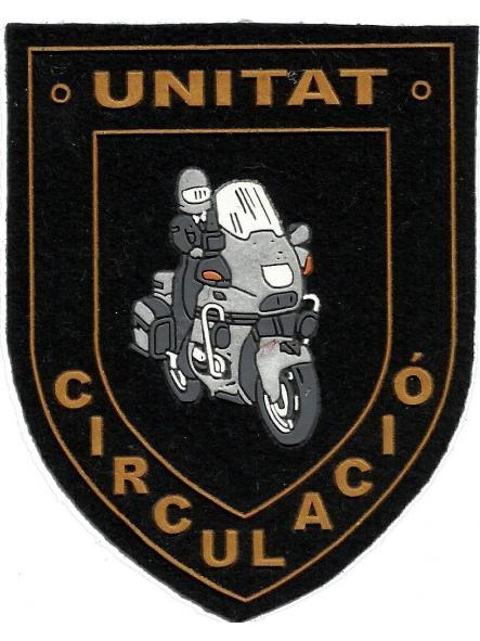 Policía Principado de Andorra Unidad de Circulación parche insignia emblema distintivo [0]