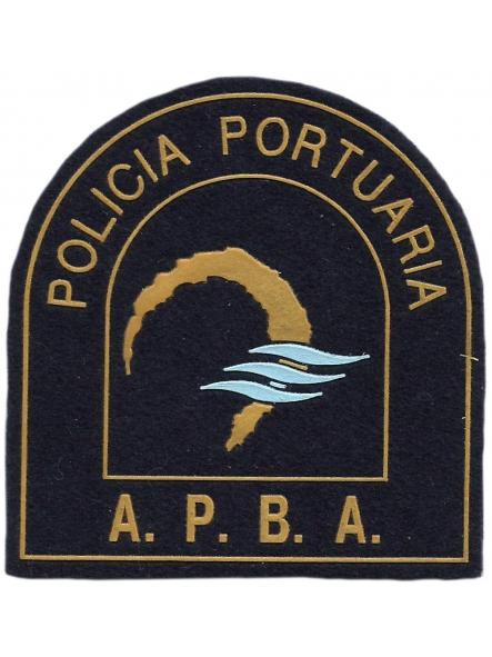 Policía Autoridad Portuaria Bahía de Algeciras parche insignia emblema distintivo