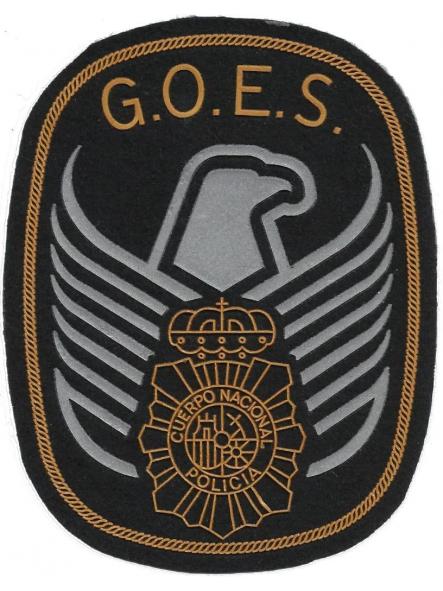 Policía Nacional CNP GOES Grupo Operativo Especial de Seguridad parche insignia emblema Swat Team