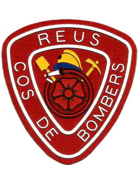 Cuerpo de Bomberos de Reus Cos de Bombers parche insignia emblema distintivo Fire Dept 