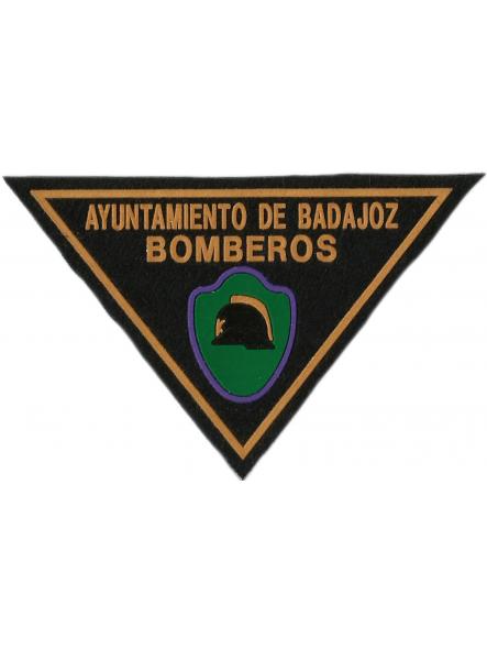 Bomberos Ayuntamiento de Badajoz Servicio contra incendios y salvamento parche insignia emblema distintivo