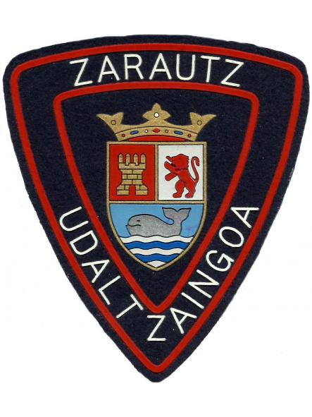 Policía Municipal Udaltzaingoa Zarautz parche insignia emblema distintivo [0]
