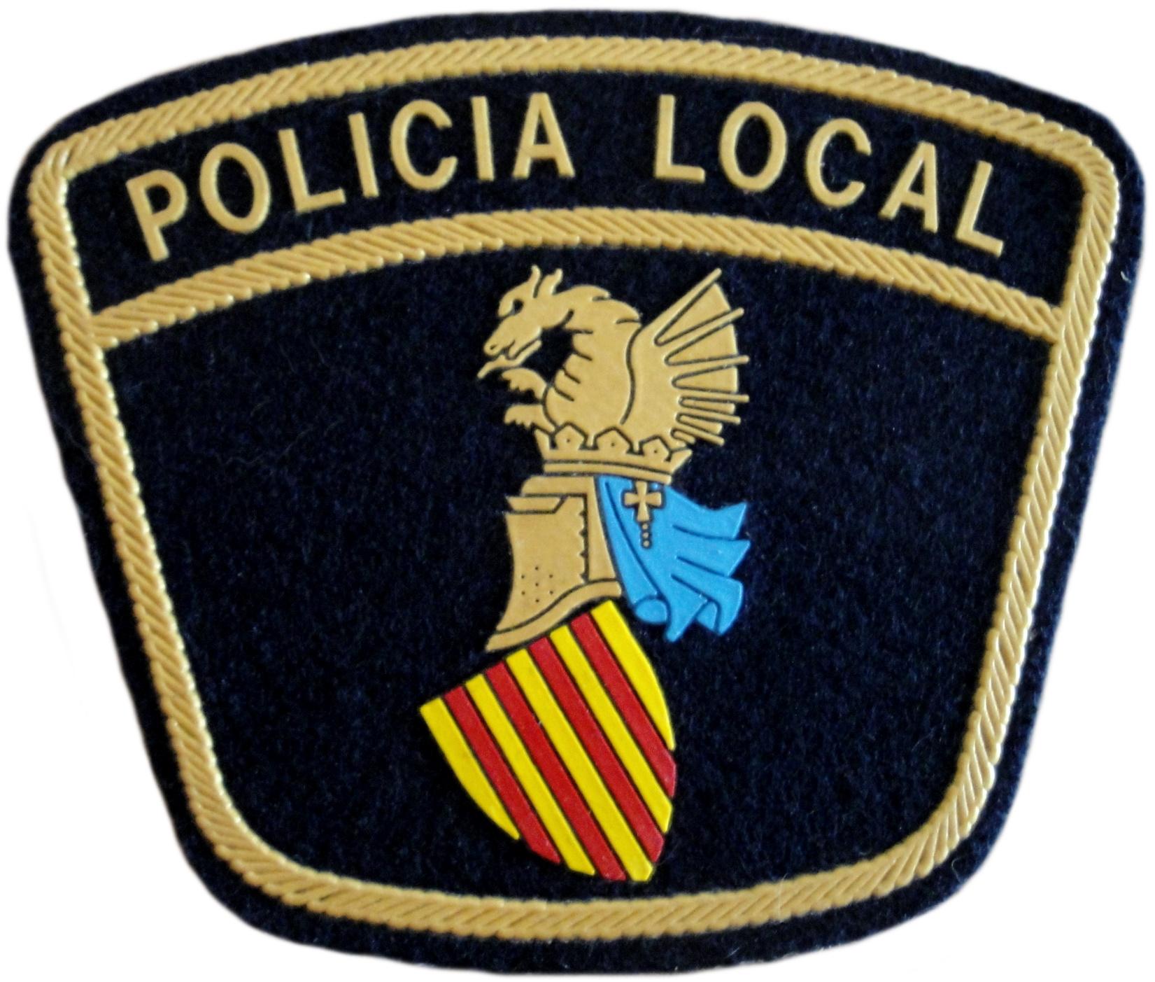 PLACA POLICÍA LOCAL GENERALITAT VALENCIANA