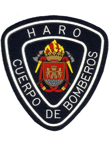 Cuerpo de Bomberos Haro La Rioja Servicio contra incendios y salvamento parche insignia emblema distintivo [0]