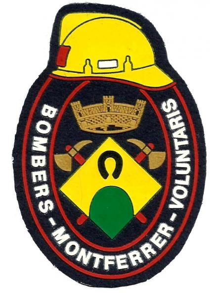 Bombers Voluntaris Montferrer Bomberos Voluntarios parche insignia emblema distintivo Fire Dept [0]