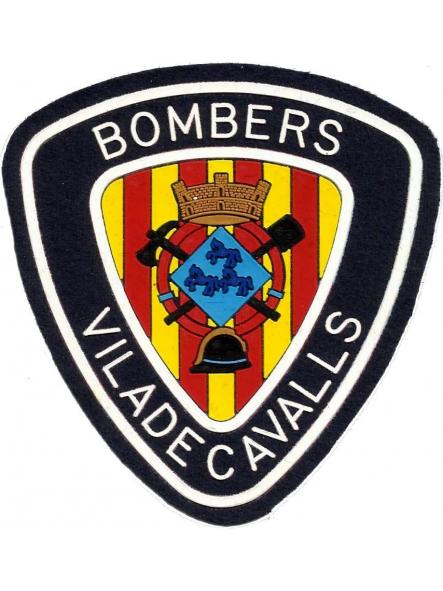 Bombers Viladecavalls Bomberos parche insignia emblema distintivo Fire Dept [0]