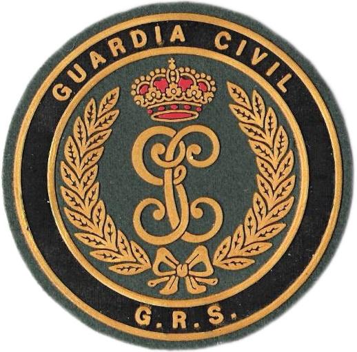 Guardia Civil GRS Grupo de Reserva y Seguridad verde parche insignia emblema ecusson patch