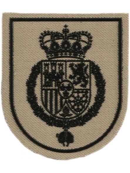 Guardia Real Felipe VI parche insignia emblema distintivo camuflaje arena
