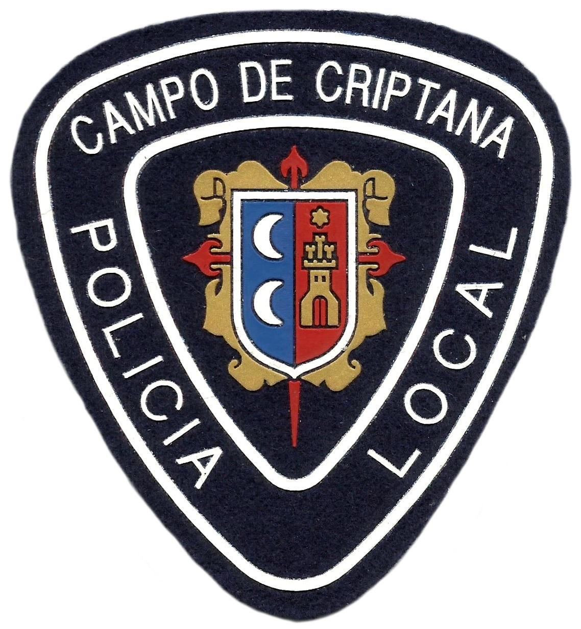 Policía Local Campo de Criptana parche insignia emblema distintivo