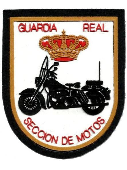 Guardia Real Sección de Motos parche insignia emblema patch ecusson King Guard [0]