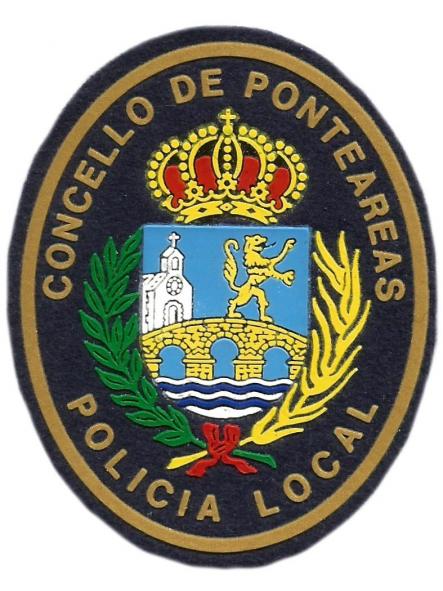 Policía Local Concello de Ponteareas Pontevedra Galicia parche insignia emblema Police patch ecusson
