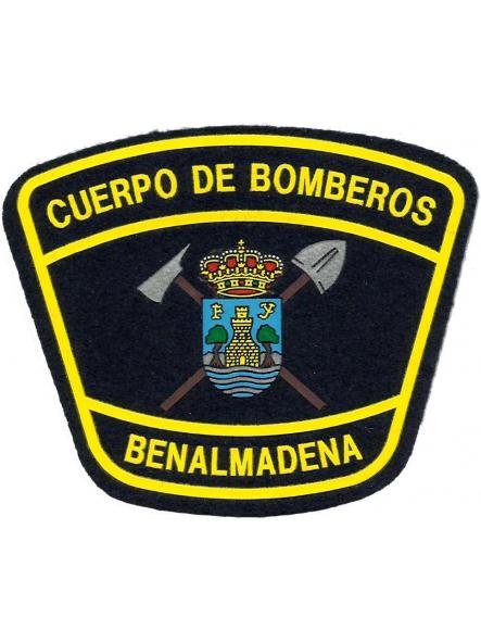 Cuerpo de Bomberos de Benalmádena Málaga parche insignia emblema distintivo Fire Dept