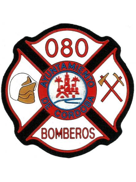Bomberos Ayuntamiento de Córdoba 080 parche insignia emblema distintivo Fire Dept