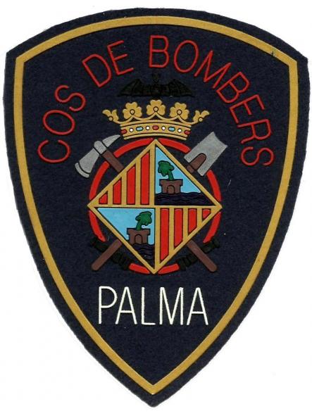 Cuerpo de Bomberos de Palma de Mallorca Cos de Bombers parche insignia emblema distintivo Fire Dept 