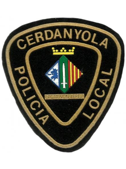 Policía Local Cerdanyola Cataluña parche insignia emblema distintivo [0]