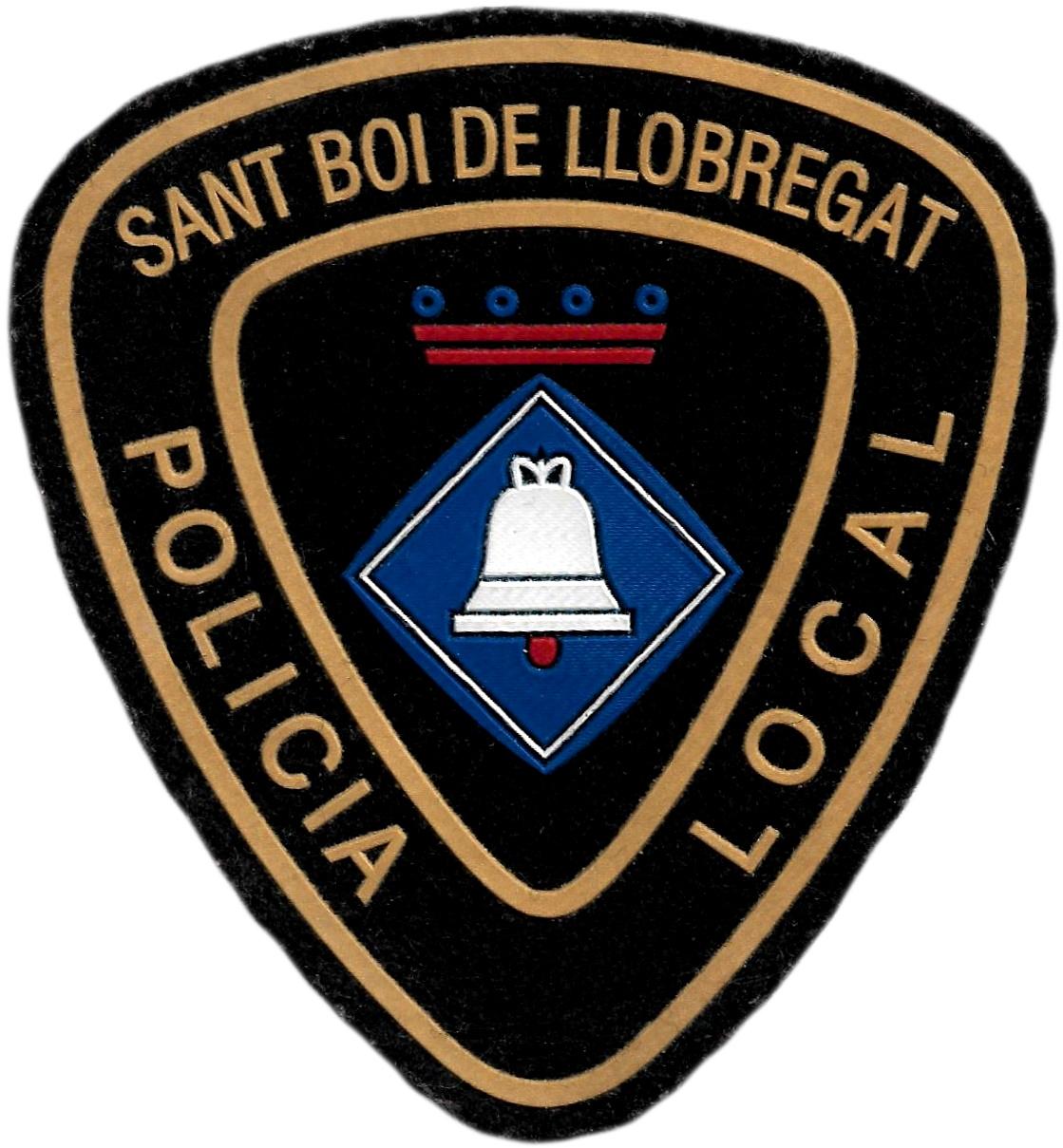 Policía local Sant Boi de Llobregat parche insignia emblema distintivo