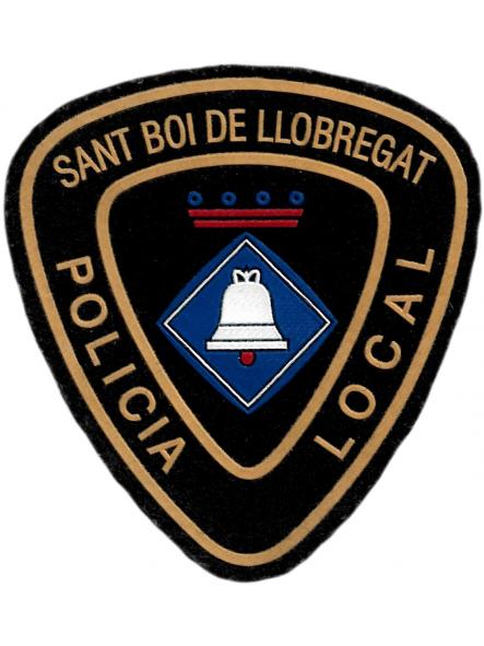 Policía local Sant Boi de Llobregat parche insignia emblema distintivo
