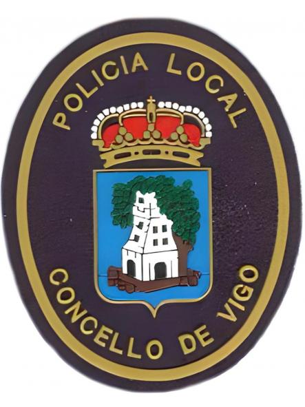 Policía Local Concello de Vigo Pontevedra Galicia parche insignia emblema Police patch ecusson