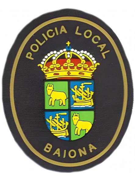 Policía Local Baiona Pontevedra Galicia parche insignia emblema Police patch ecusson