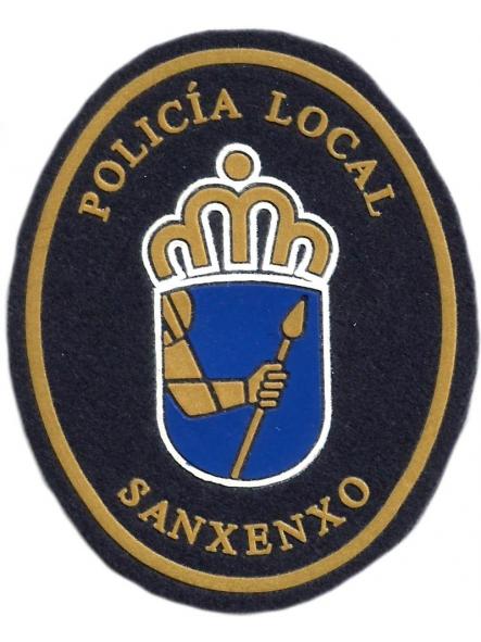 Policía Local Sanxenxo Pontevedra Galicia parche insignia emblema Police patch ecusson