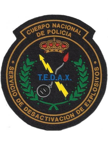 Policía Nacional CNP Tedax Servicio de Desactivación de explosivos parche insignia emblema ecusson patch bomb squad [0]