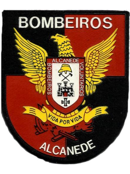 Bomberos de Alcanede Bombeiros Portugal parche insignia emblema Fire Dept