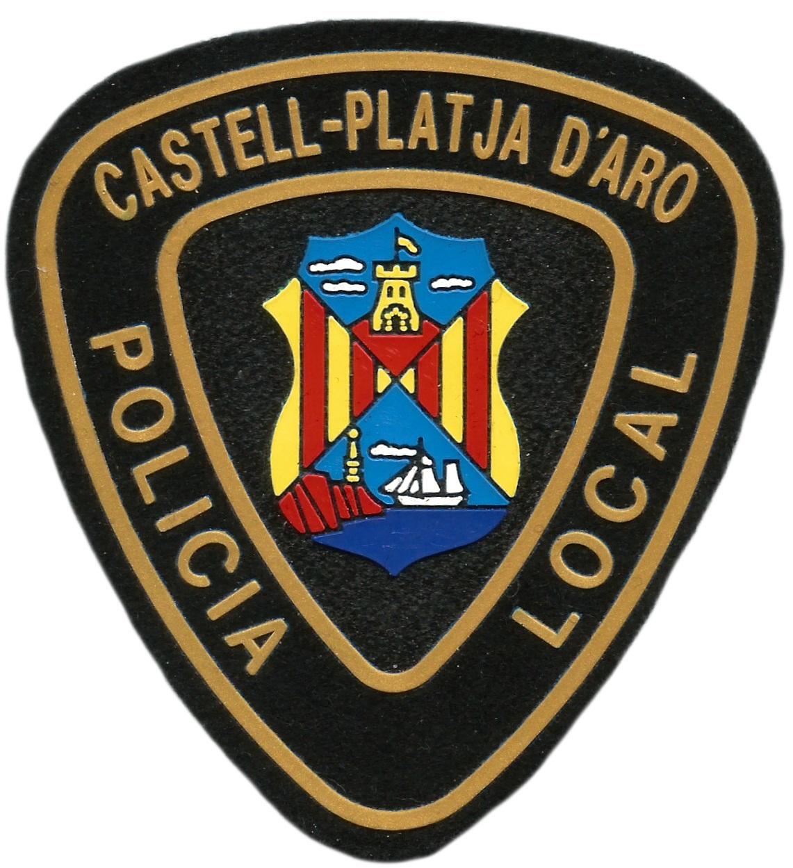 Policía Local Castell-Platja d´Aro Cataluña parche insignia emblema distintivo
