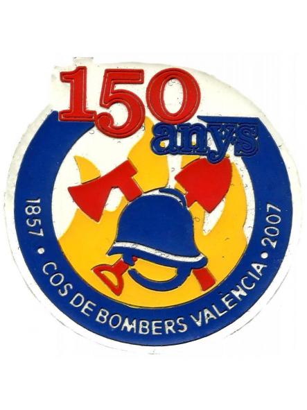 Bomberos Valencia 150 Aniversario parche insignia emblema distintivo [0]