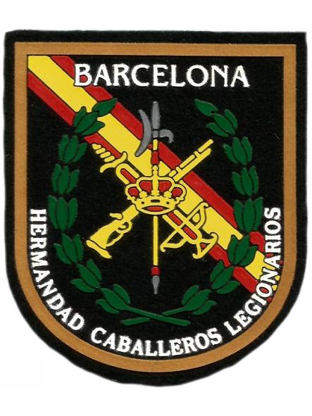 Ejercito de Tierra Hermandad Caballeros Legionarios de Barcelona parche insignia emblema patch ecusson [0]