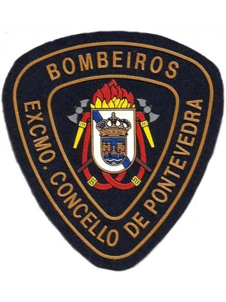 Bomberos Concello de Pontevedra parche insignia emblema distintivo 
