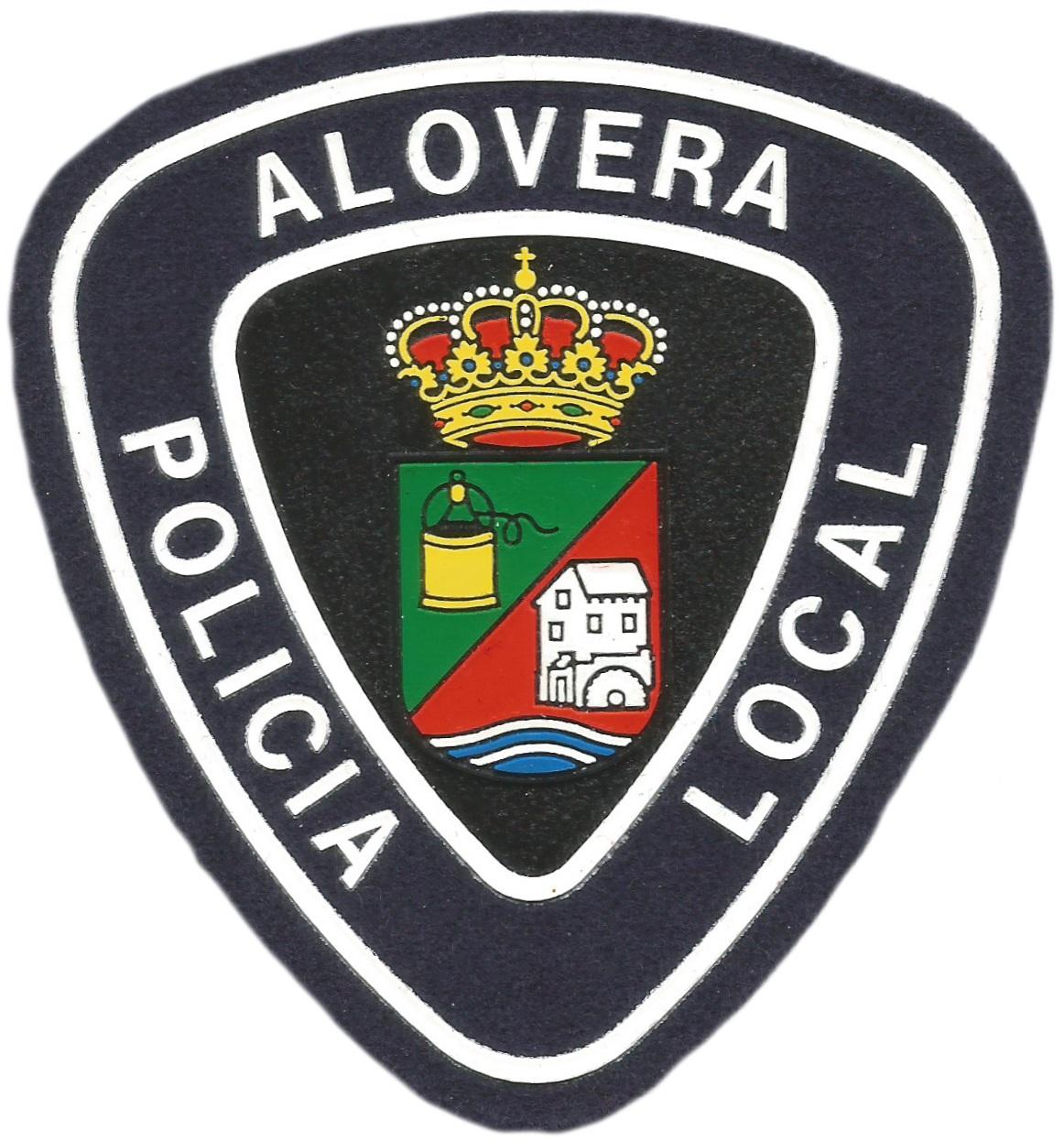 Policía Local Alovera parche insignia emblema distintivo Castilla la Mancha