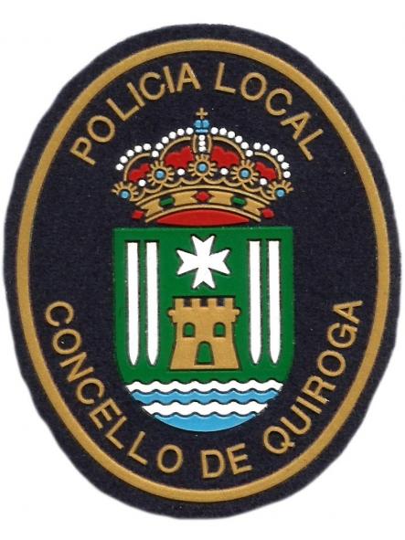 Policía Local Concello de Quiroga Lugo Galicia parche insignia emblema Police patch ecusson