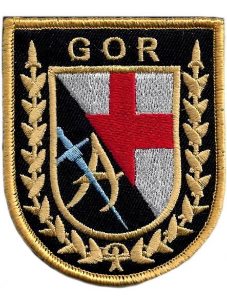 Policía Nacional CNP Almería Grupo Operativo de Respuesta GOR Alfas parche insignia emblema distintivo [0]
