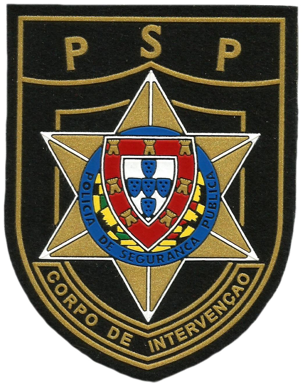 Policía de Segurança Pública de Portugal Corpo de Intervençao UIP Antidisturbios parche insignia patch ecusson