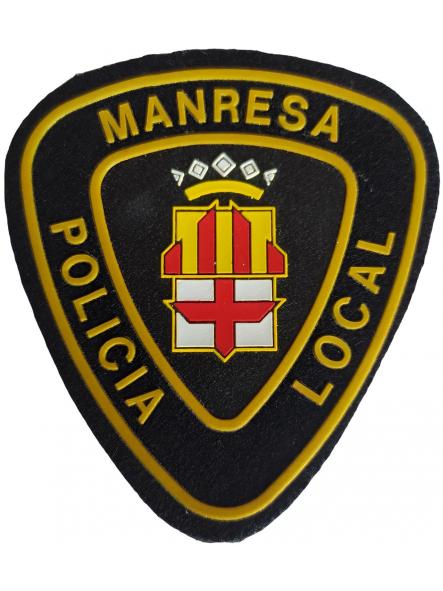 Policía Local Manresa Cataluña parche insignia emblema distintivo 