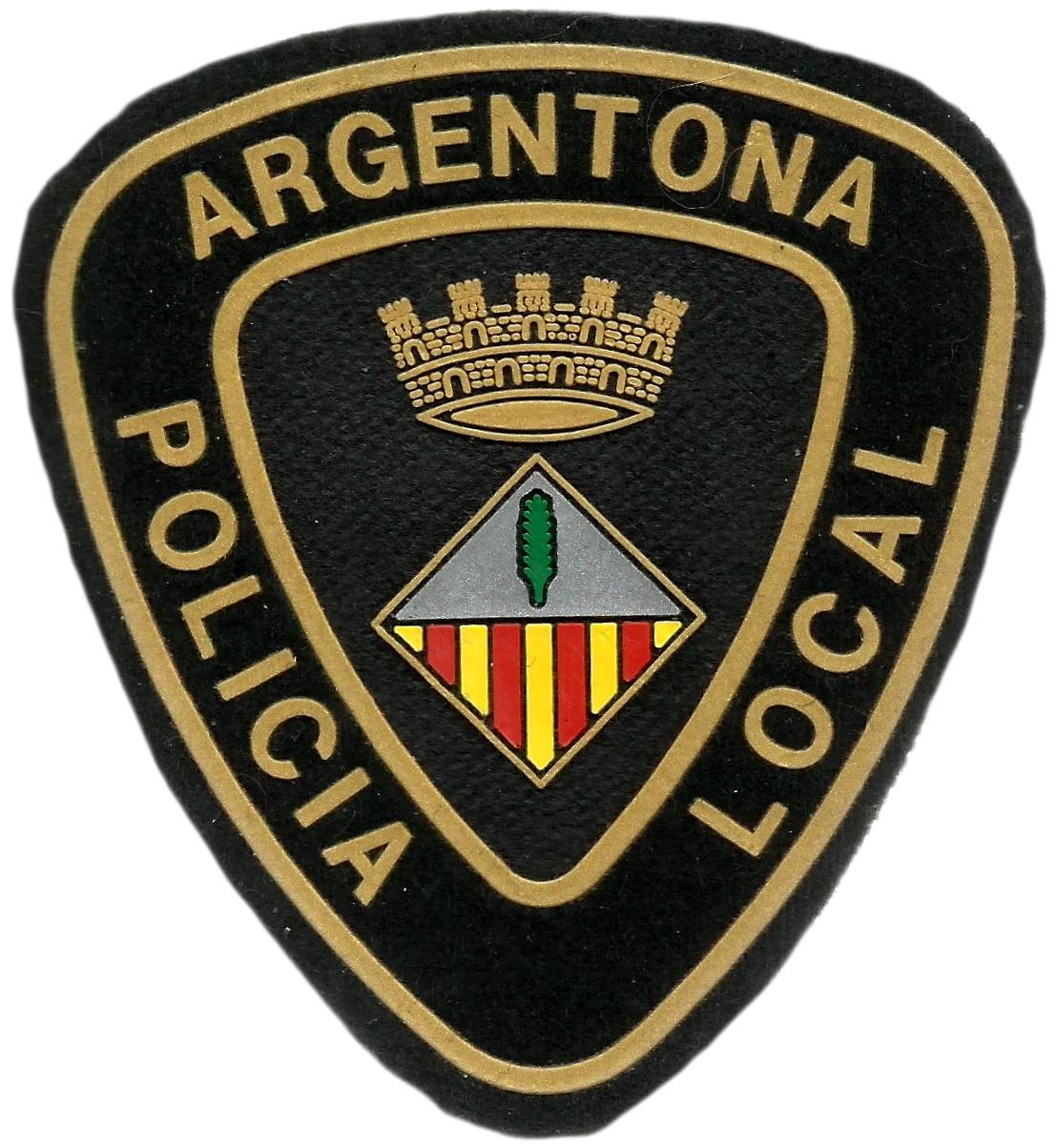 Policía local Argentona parche insignia emblema distintivo