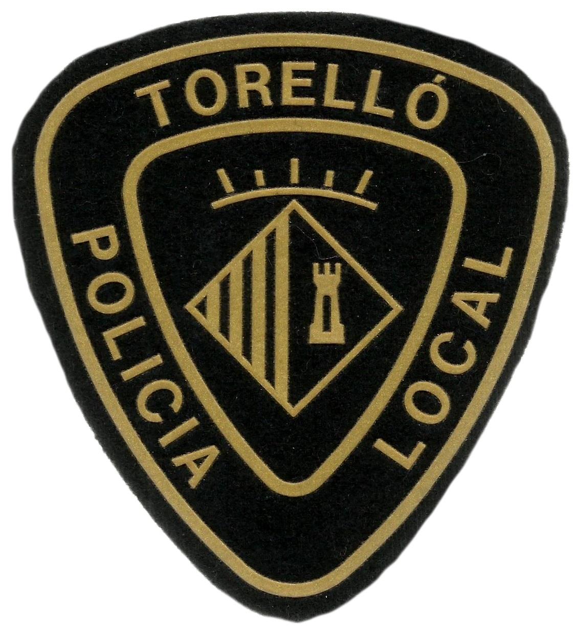 Policía Local Torelló parche insignia emblema distintivo 
