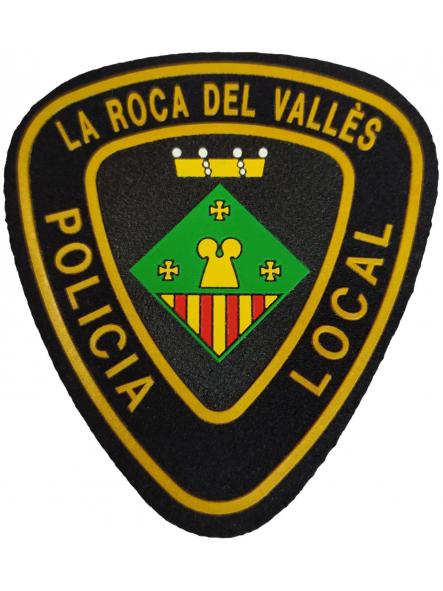 Policía Local La Roca del Vallés Cataluña parche insignia emblema distintivo 