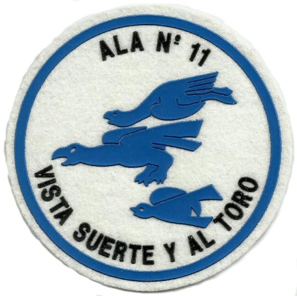 Ejército del Aire Ala 11 Vista Suerte y al Toro parche insignia emblema distintivo Air Force