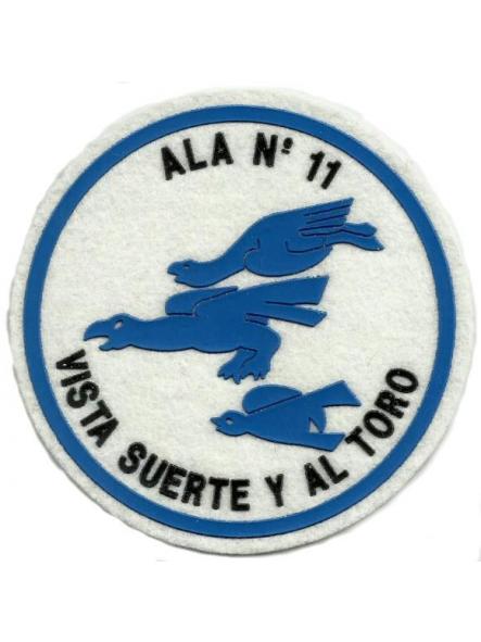 Ejército del Aire Ala 11 Vista Suerte y al Toro parche insignia emblema distintivo patch ecusson Air Force [0]