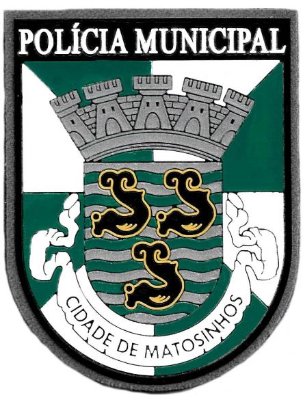 Policía Municipal de Matosinhos Portugal parche insignia emblema Police Dept [0]