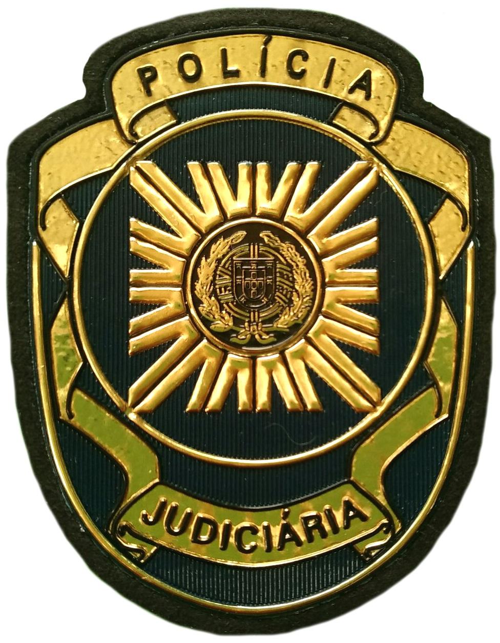 Policía Judiciaria o Judicial de Portugal parche insignia emblema distintivo Police patch ecusson