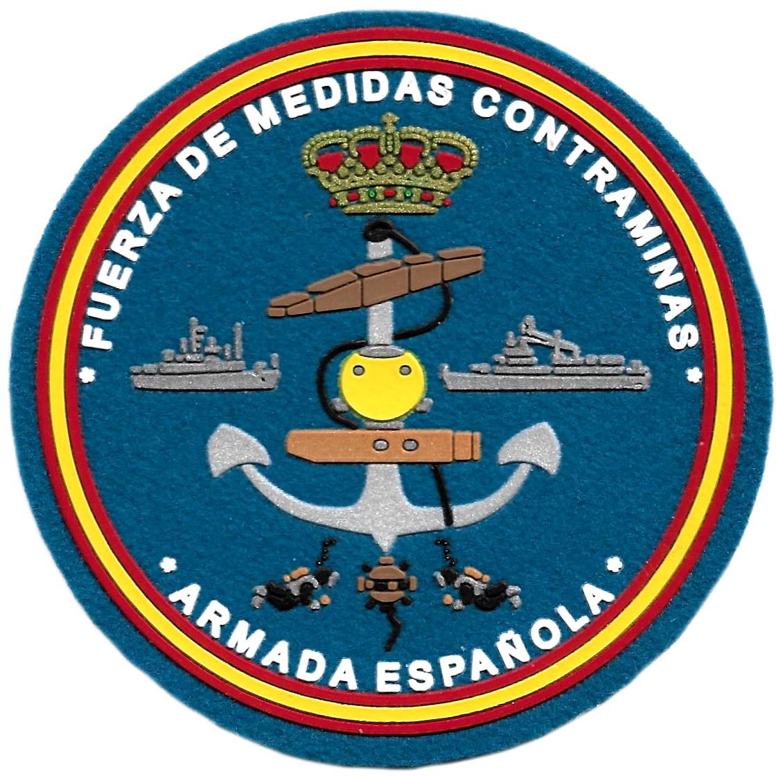 Armada Española Fuerza de medidas contraminas parche insignia emblema distintivo del ejército 
