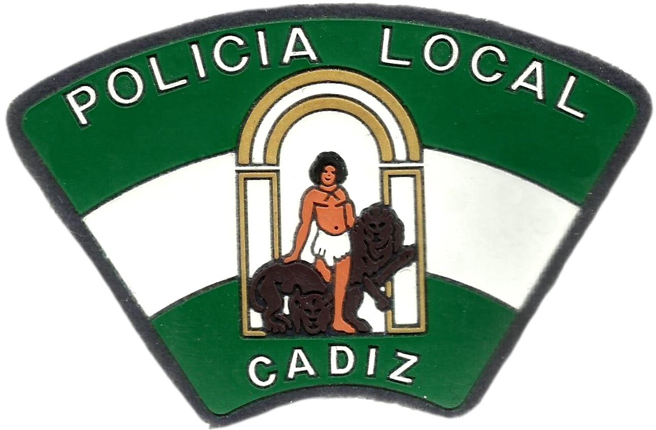 Policía Local Cádiz parche insignia emblema distintivo
